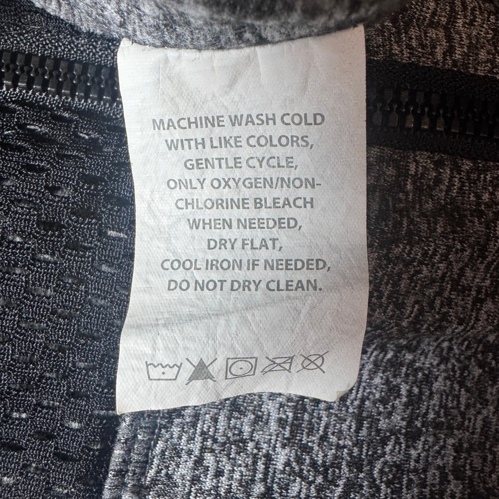 C&C California Women's Medium Full-Zip Gray Space-Dye Activewear Jacket - Picture 10 of 11